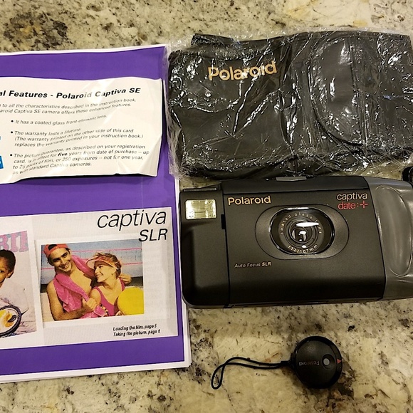 Very Rare New Unused Date Plus Polaroid Captiva SLR AF SE Film Camera.